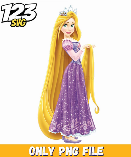 rapunzel costume, disney rapunzel costume, tangled rapunzel costume - 123SVG Store