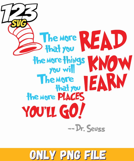 read learn quote png, motivational quote png, funny quotes png - 123SVG Store