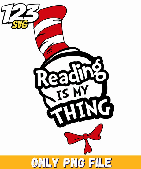 reading is my thing hat png, kpop huntrix png, white christmas png - 123SVG Store