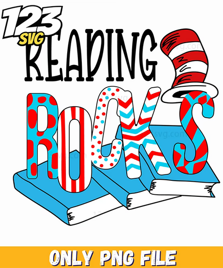 reading rocks book lover png, book lover png, kpop cartoon png - 123SVG Store