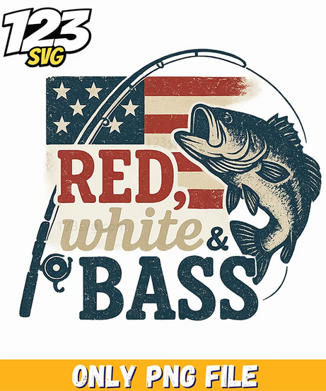 red white and bass flag png, red white and bass flag, red white and bass flag png - 123SVG Store