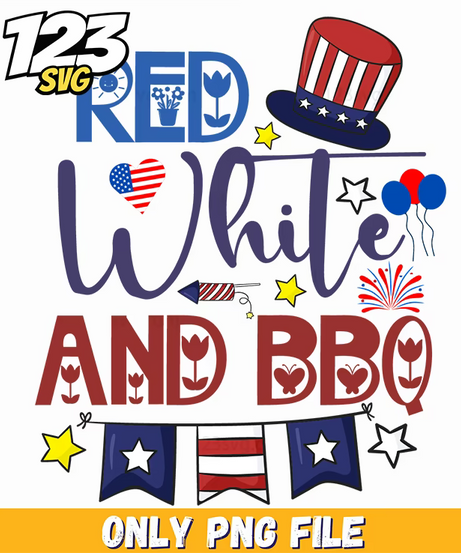 red white and bbq uncle sam hat grill meat fireworks png, uncle sam hat, bbq uncle sam hat - 123SVG Store
