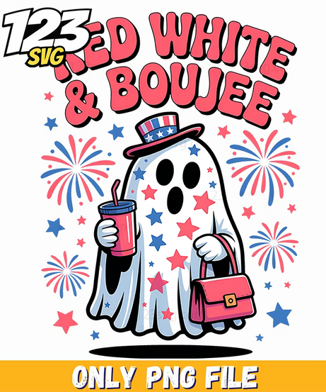 red white and boujee ghost purse png, white and boujee ghost purse png, boujee ghost purse png - 123SVG Store