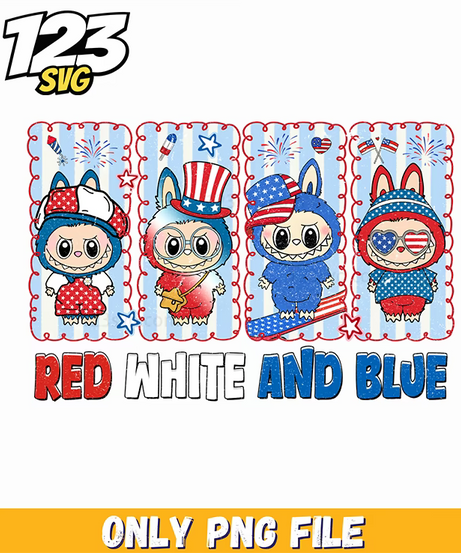 red white blue labubu png, red labradors, labrador retriever colors - 123SVG Store