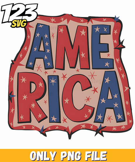 retro patriotic america png, universal studios retro, usa design png - 123SVG Store