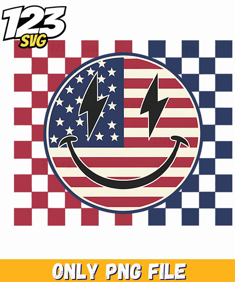 retro smiley usa png, kpop bands cartoon png, nfl teams png - 123SVG Store