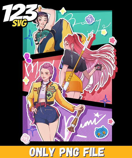 rumi kpop demon hunter, kpop demon hunters, kpop demon hunter game - 123SVG Store
