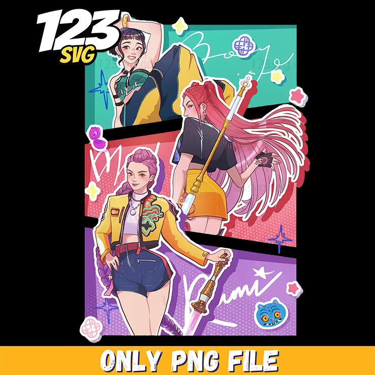rumi kpop demon hunter, kpop demon hunters, kpop demon hunter game - 123SVG Store