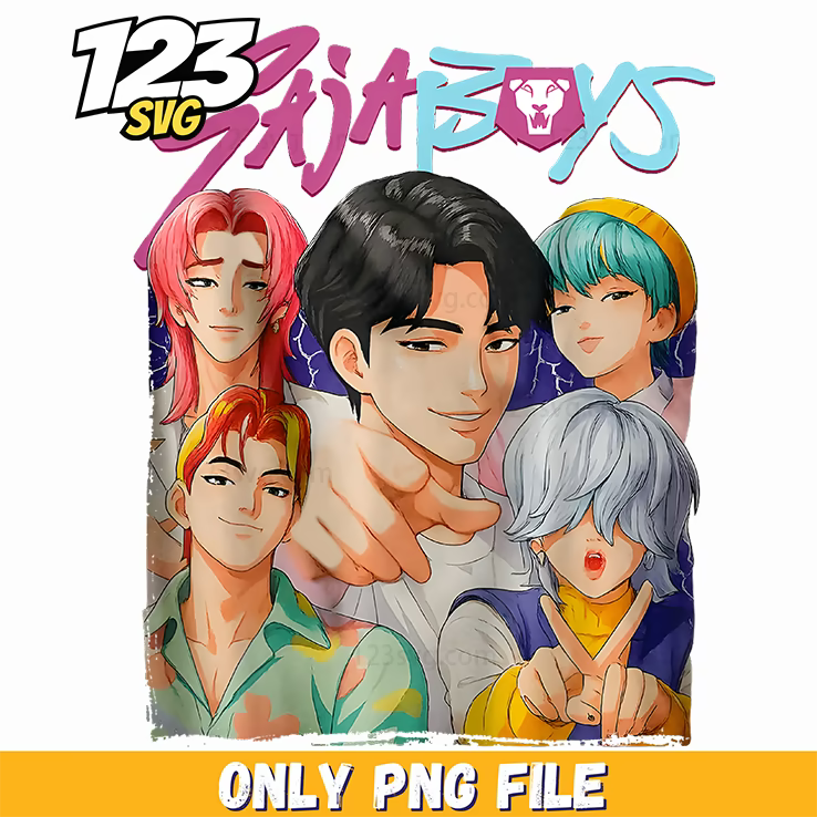 saja boys design png, kpop hero png, love fighter aesthetic png - 123SVG Store