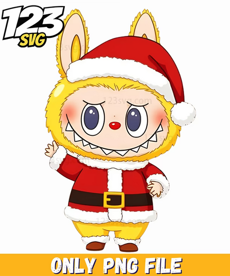 santa claus labubu png funny png, funny labubu png, labubu funny png - 123SVG Store