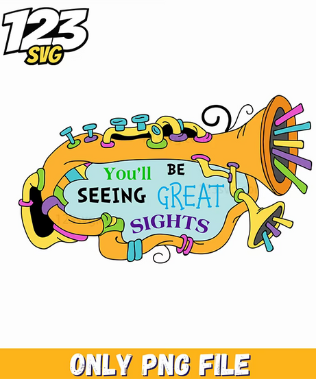 seeing great sights today dr seuss png, dr seuss greatest sights, dr seuss best sights - 123SVG Store