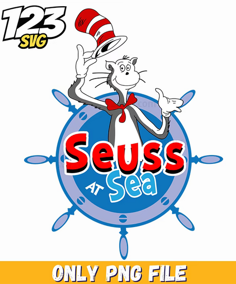 seuss at sea nautical dr seuss png, dr seuss nautical sea, nautical dr seuss at sea - 123SVG Store