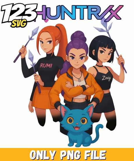 sexy huntrix, huntrix kpop demon hunters, huntrix kpop demon hunters - 123SVG Store