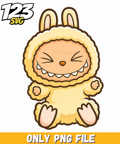 sleeping yellow labubu png, yellow labradoodle sleeping, lab baby puppy sleeping - 123SVG Store