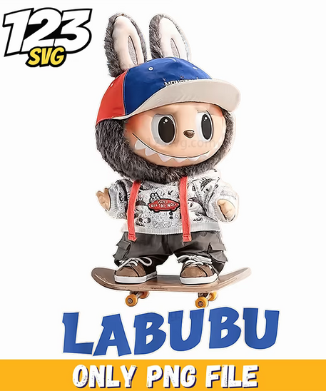 snowboard labubu png, labubu snowboard, labubu snowboarding - 123SVG Store