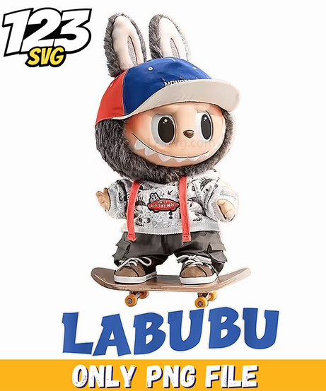 snowboard labubu png, labubu snowboard, labubu snowboarding - 123SVG Store
