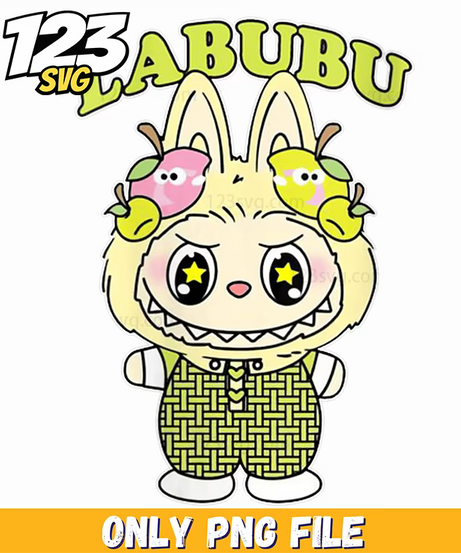 star eyes bunny labubu png, labubu png, labubu cute png - 123SVG Store