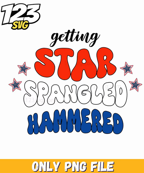 star spangled hammered funny patriotic png, funny patriotic design png, funny patriotic png - 123SVG Store