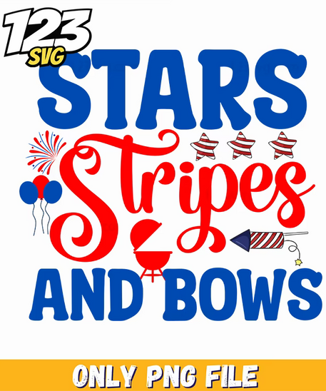 stars stripes and bows hair bow stars png, patriotic hair bows, stars and bows hair accessories - 123SVG Store
