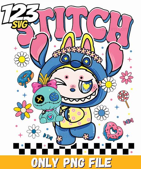stitch labubu png labubu, labubu png free, labubu labby png - 123SVG Store