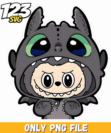 stitch monster labubu png, stitch labubu monster, labubu monster stitch - 123SVG Store