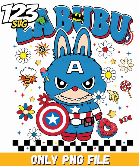 superhero labubu png, labubu png, labubu png svg free - 123SVG Store