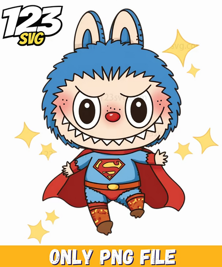 superman labubu png, labubu png free, labubu png download - 123SVG Store