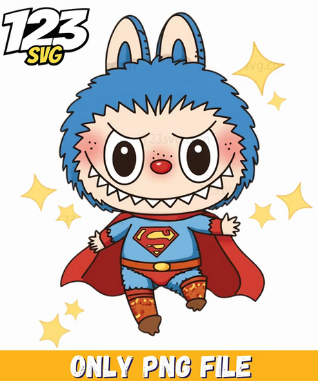superman labubu png, labubu png free, labubu png download - 123SVG Store
