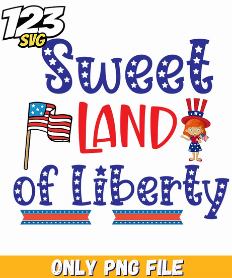 sweet land of liberty flags uncle sam hat little girl ribbons png, uncle sam hat little girl ribbons, little girl uncle sam hat ribbons - 123SVG Store