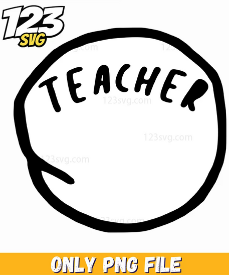 teacher circle simple dr seuss png, dr seuss characters png, black teacher magic png - 123SVG Store