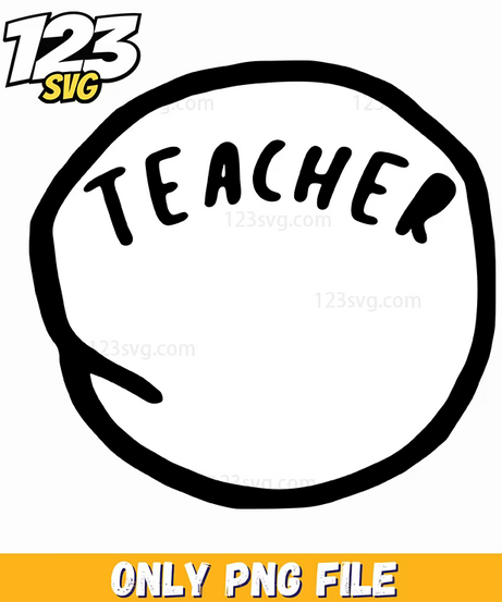 teacher circle simple dr seuss png, dr seuss characters png, black teacher magic png - 123SVG Store