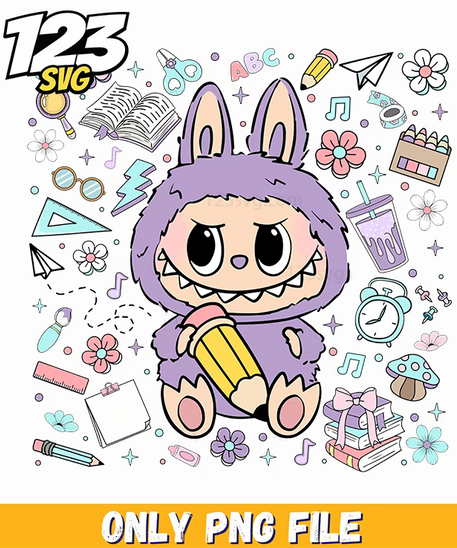teacher labubu png, labubu png, labubu png teacher - 123SVG Store