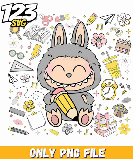 teacher labubu, labubu teacher, labubu online lessons - 123SVG Store