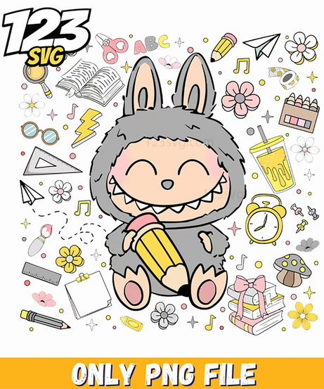 teacher labubu, labubu teacher, labubu online lessons - 123SVG Store