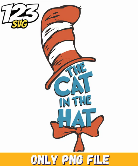 the cat in the hat typography dr seuss png, wicked quotes png, wicked hat and crown png - 123SVG Store