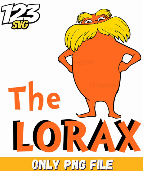 the lorax title character dr seuss png, dr seuss characters, dr seuss the lorax character - 123SVG Store