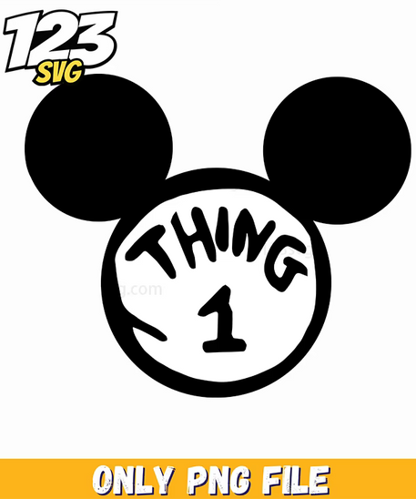 thing 1 badge circle dr seuss png, dr seuss characters valentine's day png, derpy christmas png - 123SVG Store