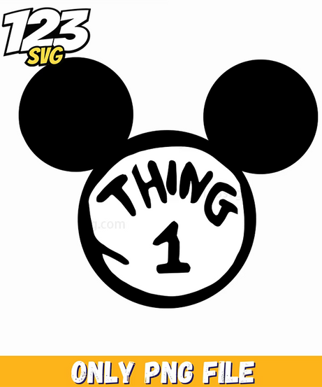 thing 1 dr seuss png, dr.seuss friends valentine png, dr.seuss characters png - 123SVG Store