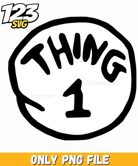 thing 1 logo circle dr seuss png, kpop demon hunters png, kpop demon png - 123SVG Store