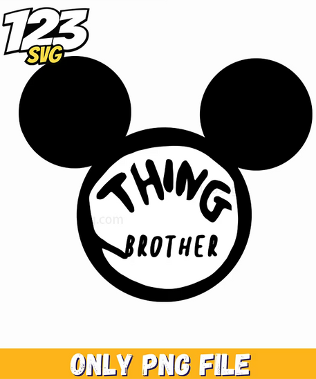 thing brother badge dr seuss png, super mario bros png, super mario bros cartoon png - 123SVG Store