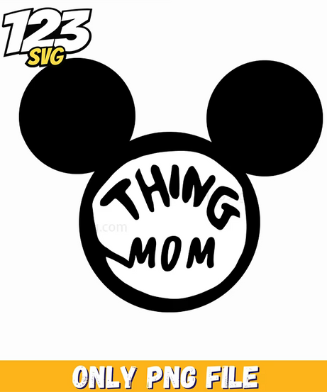 thing mom badge dr seuss png, dr seuss characters png, dr seuss characters valentine's day png - 123SVG Store