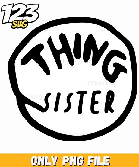 thing sister logo dr seuss png, christmas cartoon png, huntrix logo png - 123SVG Store