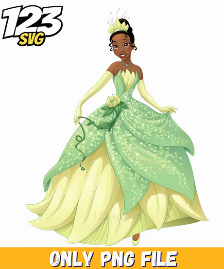 tiana coloring pages, the little mermaid tiana coloring pages, princess tiana coloring pages - 123SVG Store