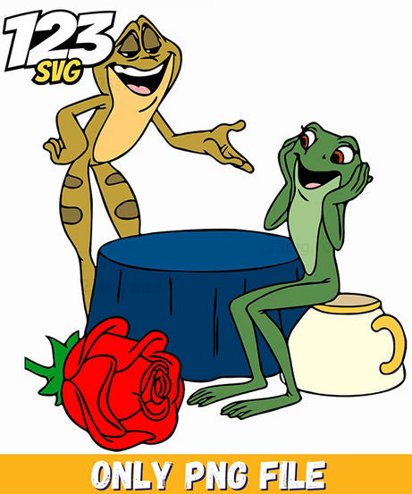 tiana from princess and the frog, princess and the frog characters, tiana princess and the frog movie - 123SVG Store