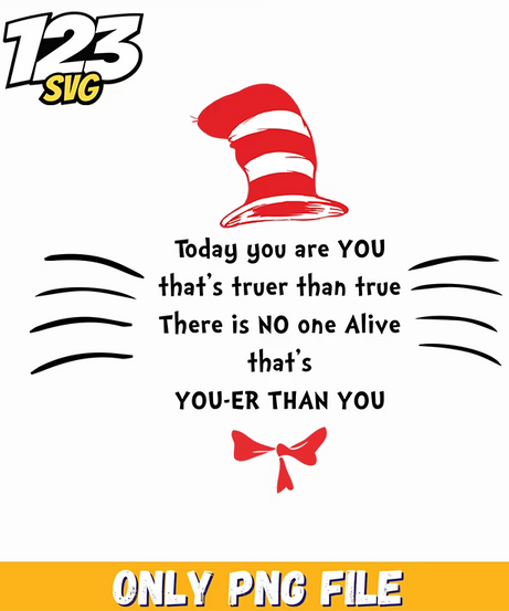 today you are you dr seuss png, dr seuss characters, dr seuss characters valentine's day png - 123SVG Store