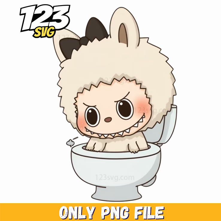 toilet sheep labubu png, sheep labubu png, labubu sheep png - 123SVG Store