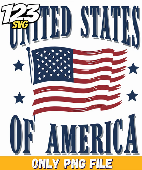 united states flag png, american flag hawk tuah 2024 png, american flag mickey png - 123SVG Store