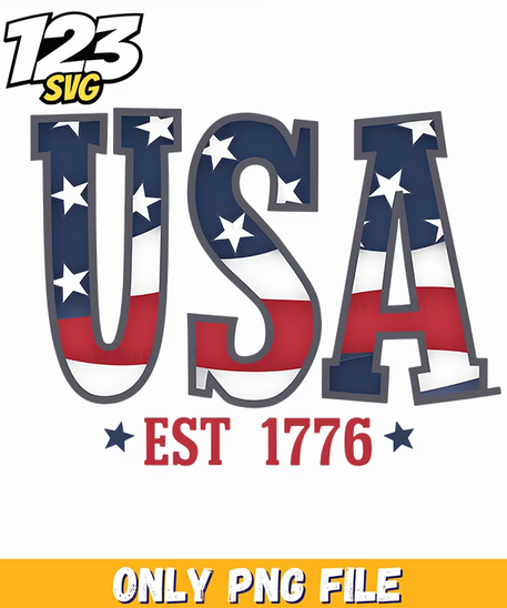 usa est 1776 png, america tour 1776 png, independence day png - 123SVG Store