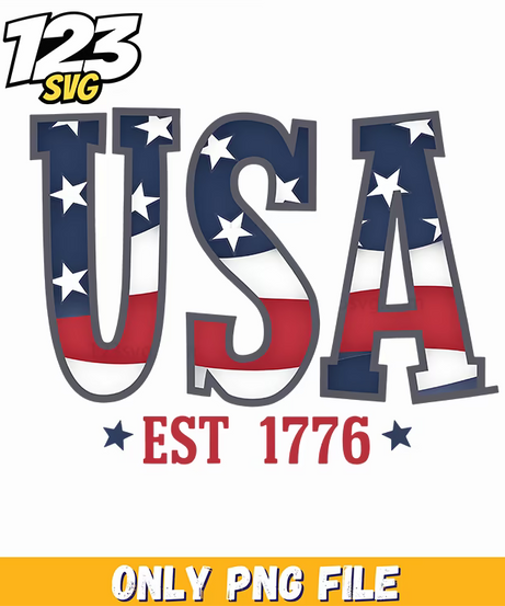 usa est 1776 png, america tour 1776 png, independence day png - 123SVG Store