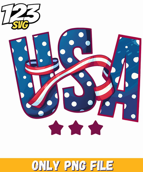 usa ribbon letters png, ribbon letters png, usa letters png - 123SVG Store